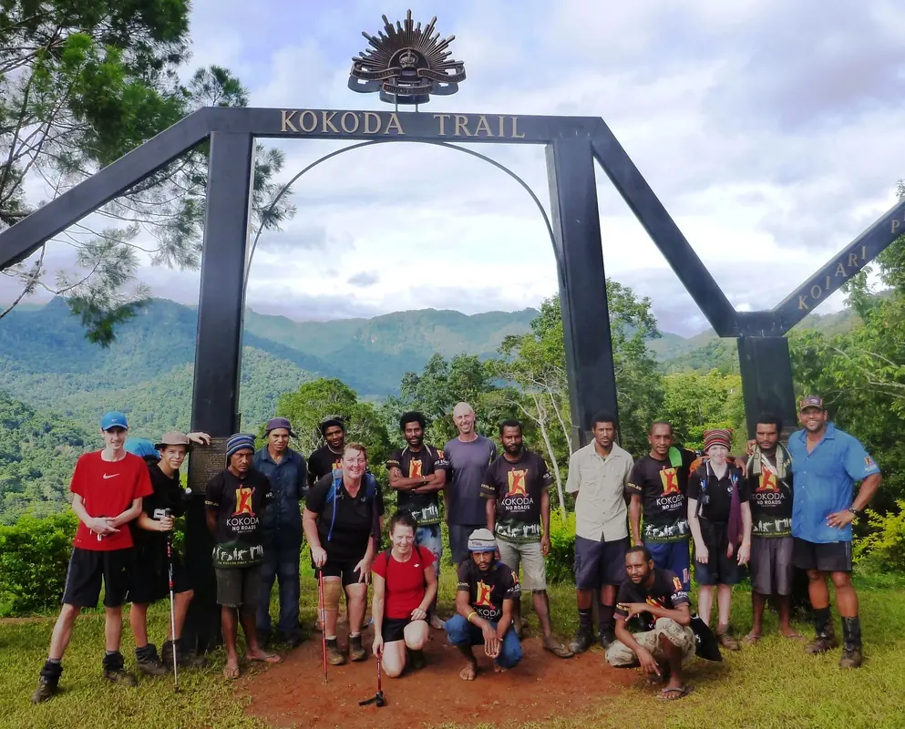 The Kokoda Track arch