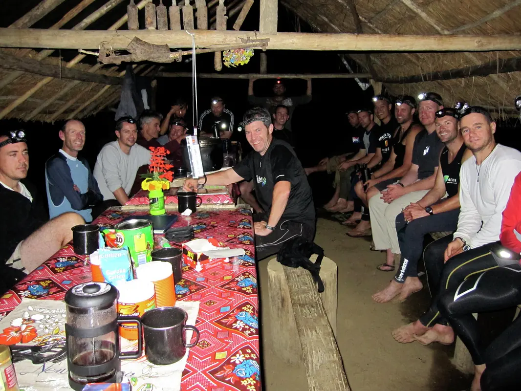 Dinner in camp