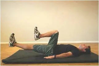 Leg lowers, bent knee