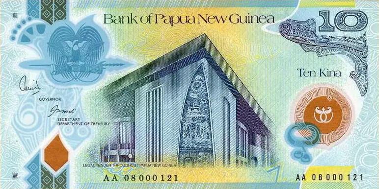 Ten kina note