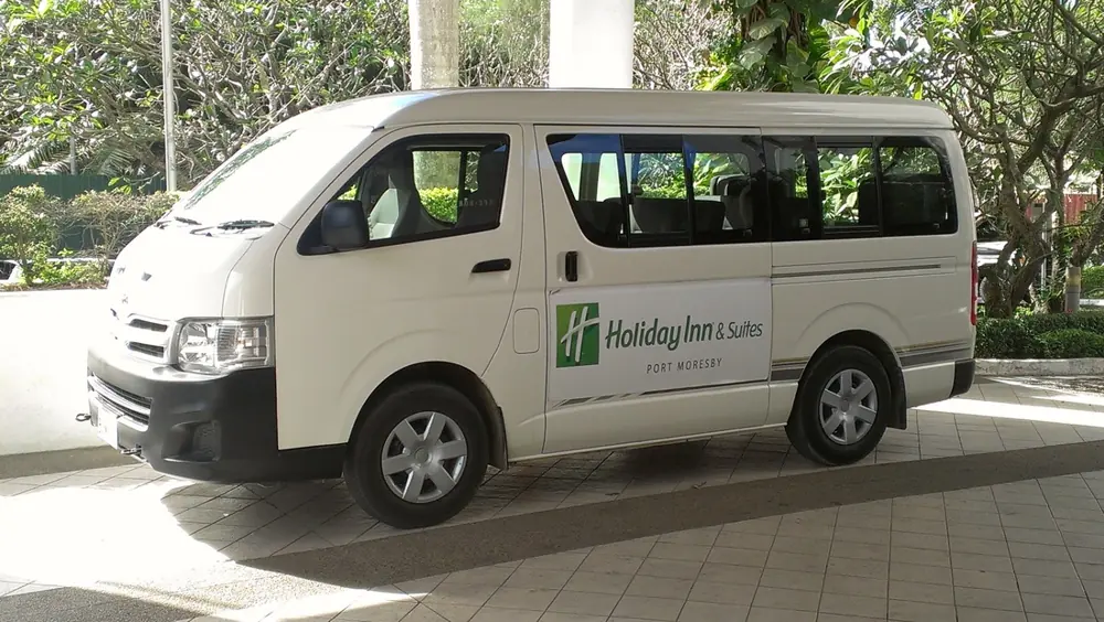 Hotel transfer van