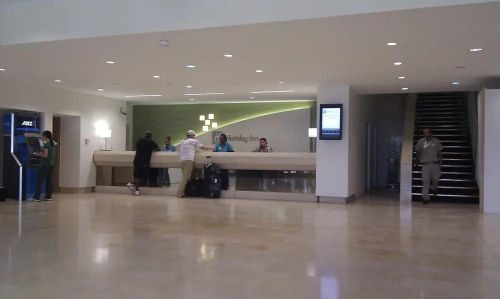 Hotel lobby
