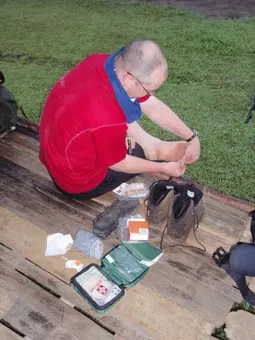 Treating a foot